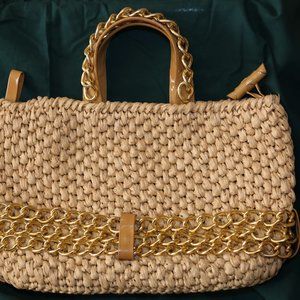 Rodo Italian Woman's Woven Handbag